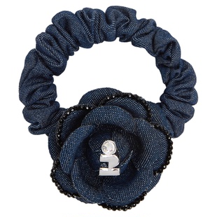 Tagi.想象字母牛仔镶钻花朵发夹发圈发绳小花发饰