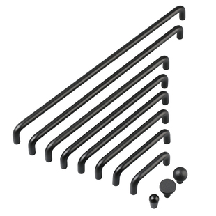 304不锈钢拉手橱柜衣柜抽屉现代简约柜门拉手五金实心加厚门把手