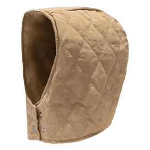 无帽檐头盔内胆内衬羽绒棉包头骑车帽子男女冬季护耳朵防风百搭软