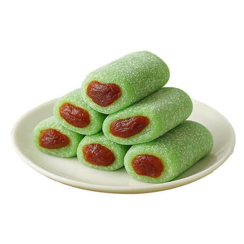 荷叶红枣红豆滋补健康糕点软糖