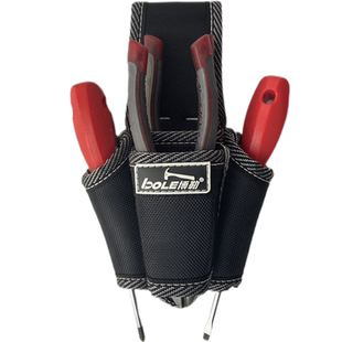 博勒工具包多功能腰包帆布加厚耐磨电工维修收纳腰挂包螺丝刀钳套