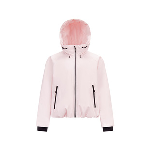 森马羽绒服女中长款花苞轻薄三防2025冬装新款粉色插肩袖防风外套