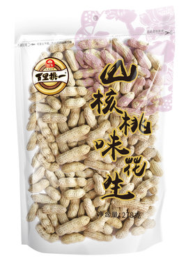 新货山核桃味花生咸干带壳炒货