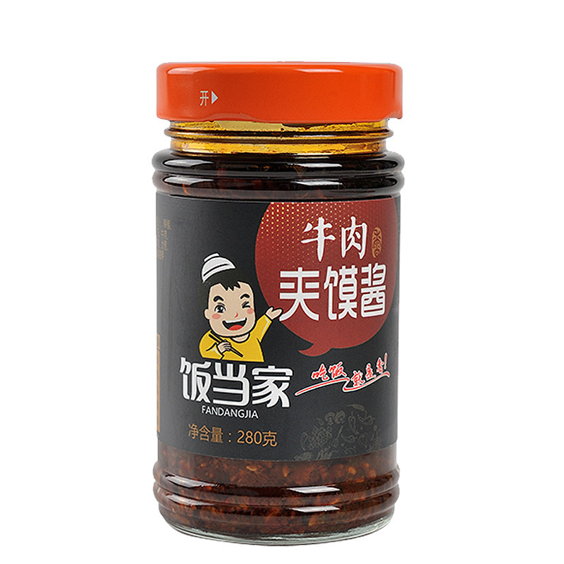 当家当家手工自制瓶装260g夹馍酱