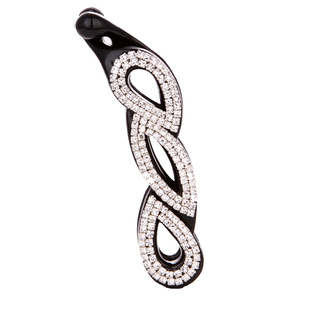 镶钻香蕉夹小号发量少韩国竖夹马尾发夹夹字竖卡banana夹卡子头饰