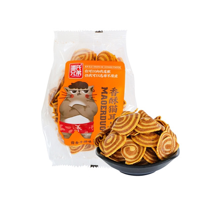 潘氏兄弟香酥猫耳朵整箱批发