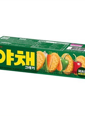 乐天韩国进口零食蔬菜饼干