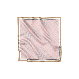 上海故事2025秋冬新款桑蚕丝绵羊毛双面印花人字纹中方巾女礼盒装