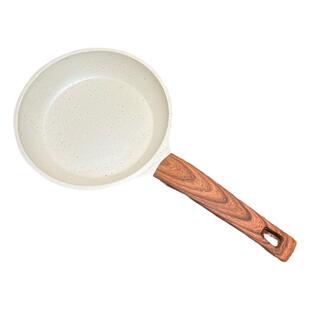 麦饭石14cm平底锅不粘锅煎锅家用小锅煎蛋煎牛排烙饼儿童辅食锅