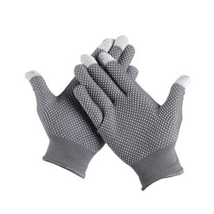 触屏手套男女骑行防滑打包分拣钓鱼户外登山运动薄款透气开车春夏