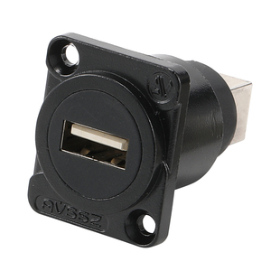 D型模块USB3.0母座A转B/C接口延长转换插座固定面板打印机转接头