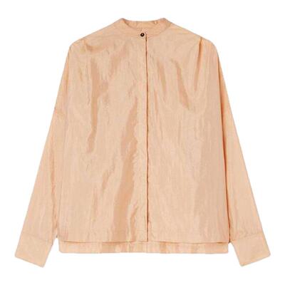 JIL SANDER 秋冬女士圆领百搭休闲长袖衬衫银泰百货 301604