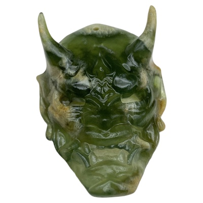 般若吊坠花玉镂空雕刻