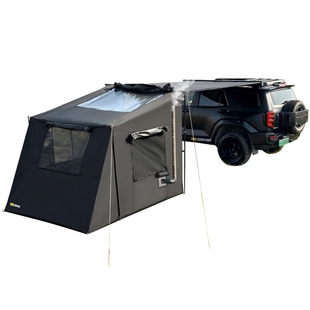 简森户外车边帐全黑化庇护所2帐篷Ultra侧天幕布房烟囱口天窗隧道