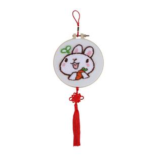 初学者刺绣diy手工手作绣自绣材料包帆布袋制作苏绣包包绣品绣花