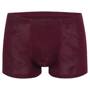 香港鸡仔唛男装平角内裤暗花色纯木代尔面料性感耐穿透气不扎身