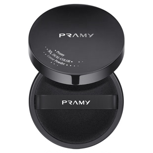 双色大码控油散粉~PRAMY柏瑞美补光蜜粉28g双色补光24h持妆散粉