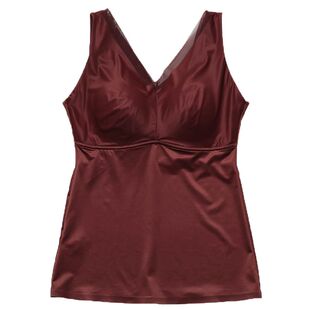 香月明美春夏薄款背心吊带女带胸垫蚕丝乳胶杯修身打底内衣66203