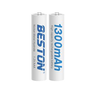 Beston 镍氢7号1.2V可充电电池续航长久 鼠标键盘玩具车遥控器通用耐用型大容量七号AAA儿童玩具电池1300mah