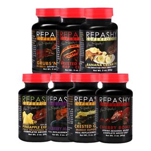 REPASHY爬虫果泥睫角R属盖勾亚魔物巨人守宫昆虫混合水果爬宠饲料