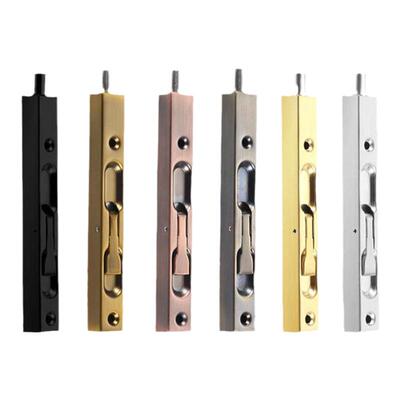 6-45寸不锈钢加长箱式暗插销天地隐形盒式插销防火防盗门木门门栓