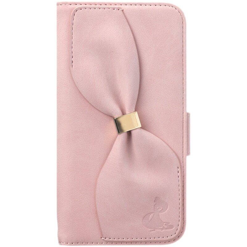日本PGA原装正版苹果13mini翻盖式手机壳 适用iPhone13mini迷你套奢华高级女款蝴蝶结掀盖皮套