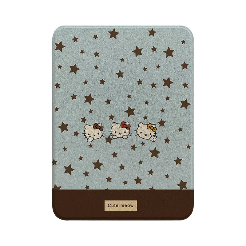 棕色星星猫咪360旋转iPadAir7/6保护套2025新款适用苹果iPad11保护壳平板第10代Pro11寸Air5带笔槽mini7女款