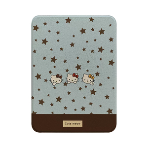 棕色星星猫咪360旋转iPadAir7/6保护套2025新款适用苹果iPad11保护壳平板第10代Pro11寸Air5带笔槽mini7女款