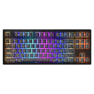 腹灵MK870Pro黑色等高线4.0键盘