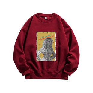 比莉艾利什美国歌手BillieEilish粉丝应援周边重磅纯棉卫衣男女款