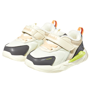 基诺浦机能鞋冬新款加绒童鞋2级保暖儿童运动鞋男女鞋子GW1657