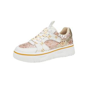 HR赫莲娜板鞋2026春季新款刺绣女鞋子厚底小众百搭休闲新中式加绒