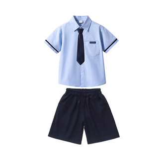 六一儿童节演出服蓝色连衣裙合唱朗诵表演服幼儿园园服毕业照礼服