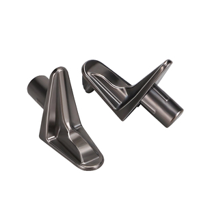 极简枪黑色层板托锌合金隔板托层板销意式风格层板钉家具五金配件