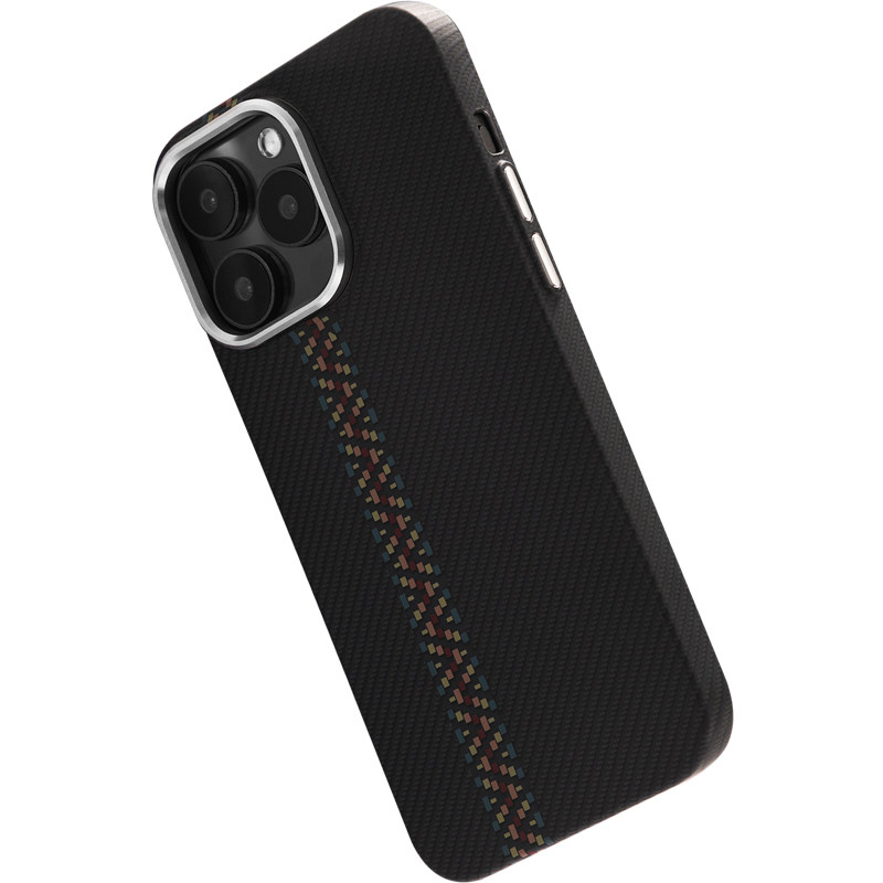 极系列斜纹凯夫拉纹适用于苹果iPhone15pro14苹果13ProMax肤感支持磁吸MagSafe手机壳碳纤维纹PC硬