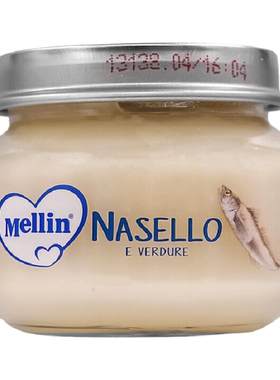 mellin意大利鳕鱼泥营养婴儿辅食