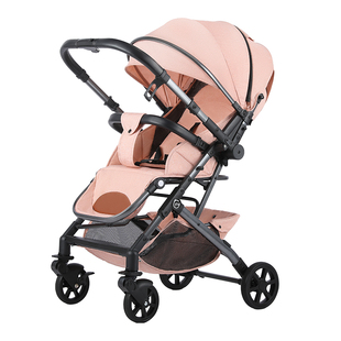 轻便折叠双向婴儿推车可坐躺宝宝四轮推车减震婴儿车高景观新生儿