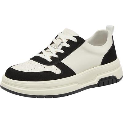 SKAP圣伽步男鞋2025秋季新款运动厚底舒适拼色休闲板鞋