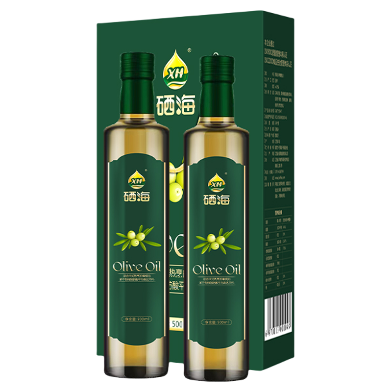 硒海特级初榨橄榄油500ml*2瓶
