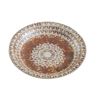 老岩泥鎏银千佛壶承高端干泡台茶承复古果盘茶具配件储水养壶托