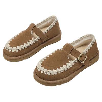 妙丽复古棕色厚底乐福鞋巨好看