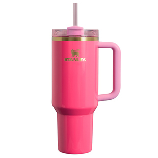 STANLEY保温杯巨无霸吸管杯 海外原版车载高颜值女杯子办公室居家