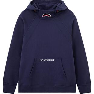 SprayGround25秋鲨鱼嘴宇航领连帽卫衣男女宽松套头上衣情侣帽衫