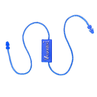 专业订制服装吊牌吊粒双插双头吊挂绳塑料定制logo烫金厂家 定做