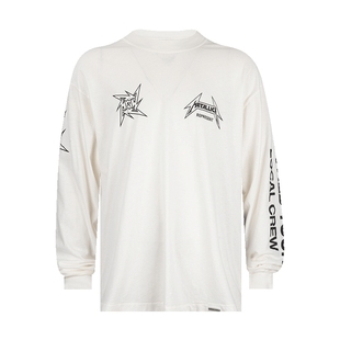 represent男经典 x Metallica Local Crew长袖T恤男士2025新款XY