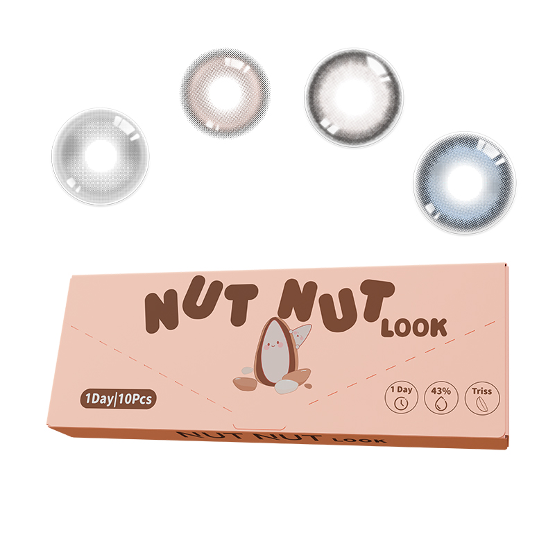 【小直径美瞳日抛集合】坚果力10片倔强小哭包自然款混血款均可选