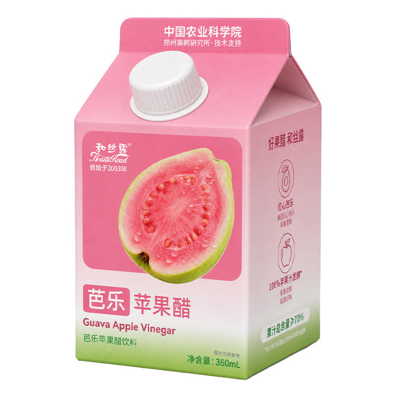 和丝露芭乐苹果醋清爽好喝0脂