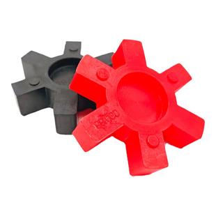 联轴器橡胶缓冲垫L型弹性体减震六角垫梅花轮垫L090-095定制橡胶