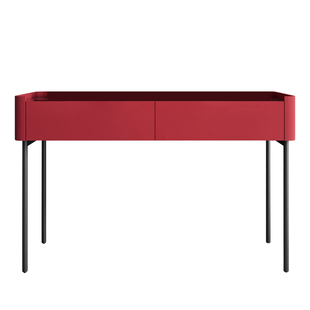 烤漆梳妆台意式极简卧室首饰盒密码锁化妆桌加宽台面斗柜大抽屉