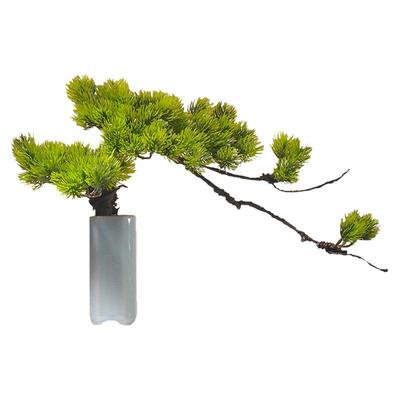 仿真迎客松盆景桌面摆件